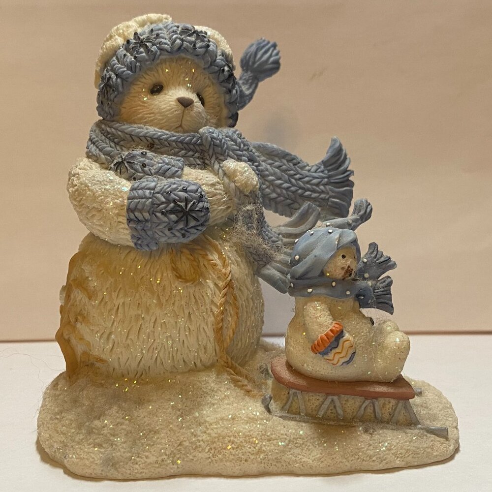Retired Cherished Teddies Nora "Brrrr..." Enesco Snow Bear Figurine